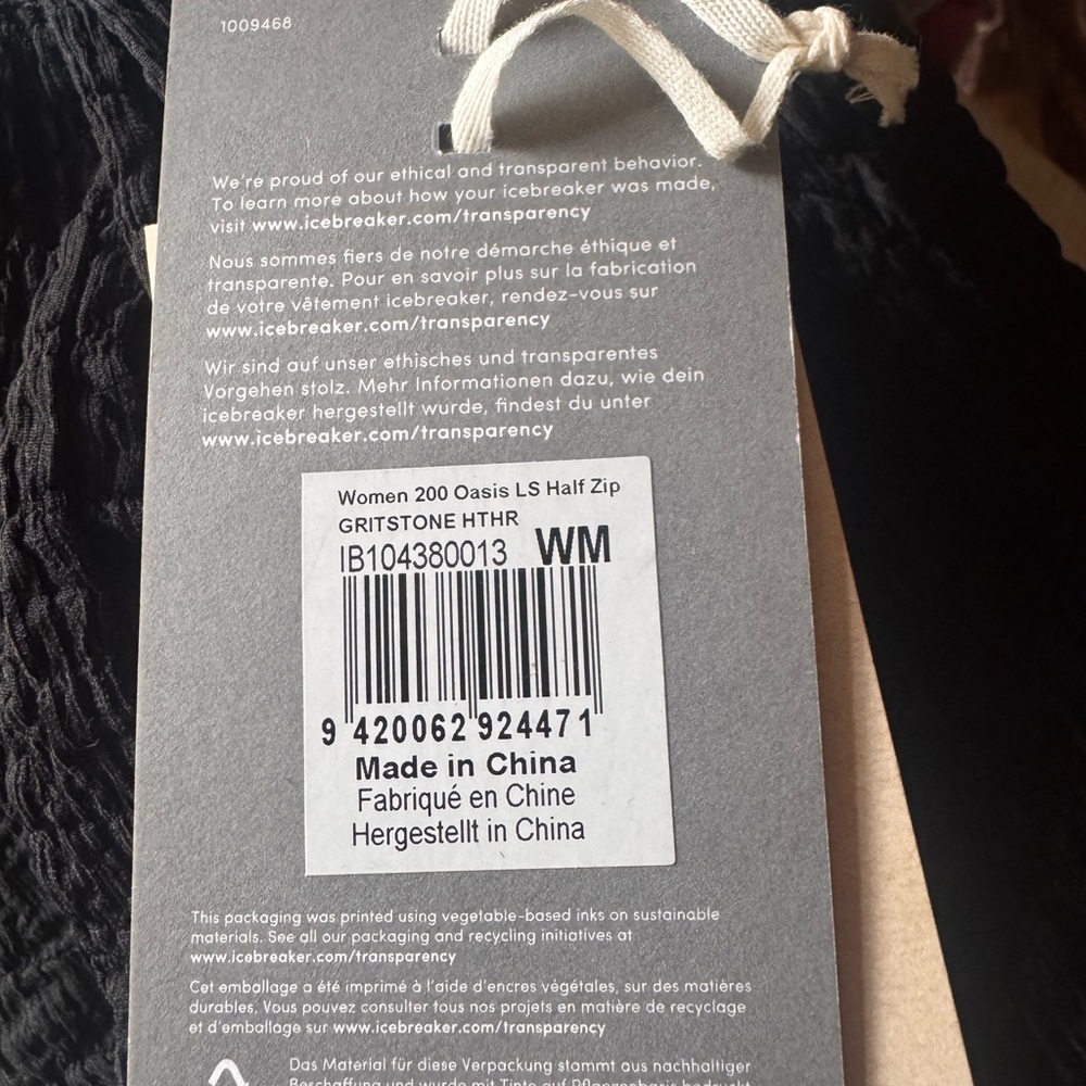 Icebreaker 200 Oasis LS Half Zip M New in box - Picture 8 of 9